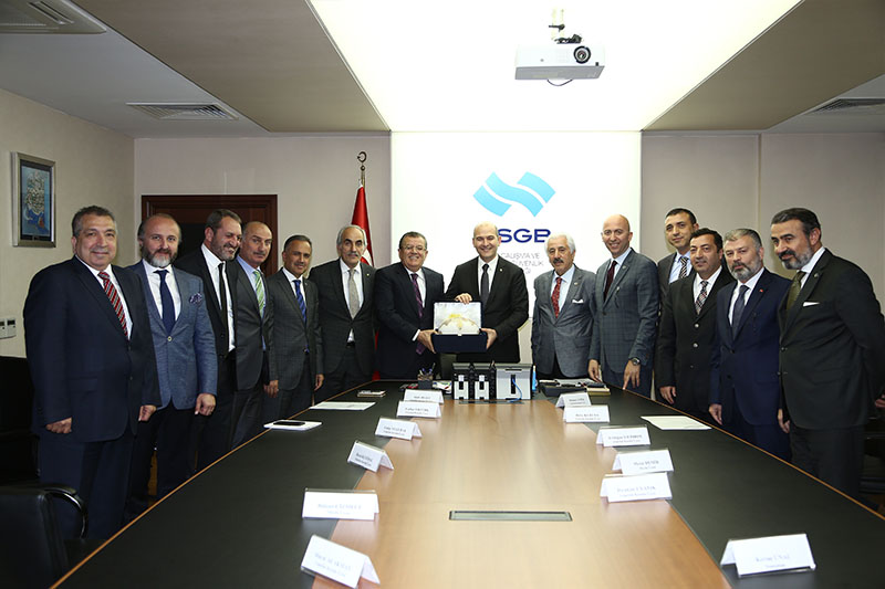 Başbakan Yrd. Sn. Veysi Kaynak ve Çalışma Bakanı Süleyman Soylu